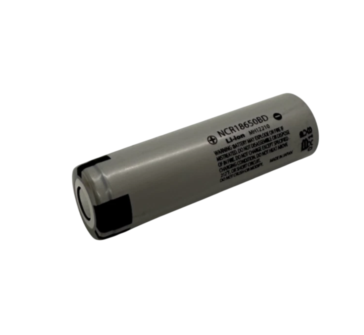 1x18650 Panasonic NCR18650BD Hochleistungszelle